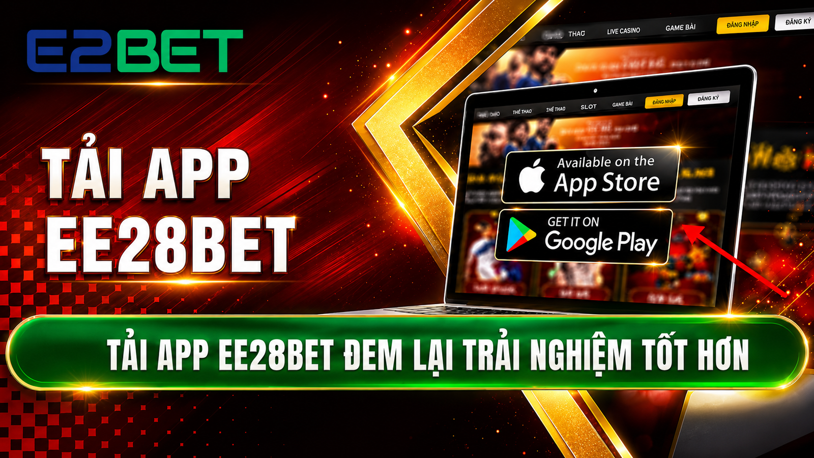 Nền tảng hỗ trợ người dùng tải app EE28BET trực tiếp về smartphone để sử dụng mọi lúc khi có nhu cầu