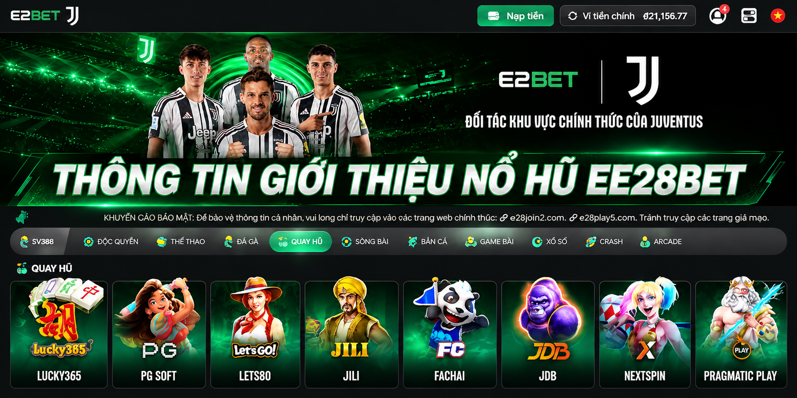 Thông tin giới thiệu Nổ Hũ EE28BET